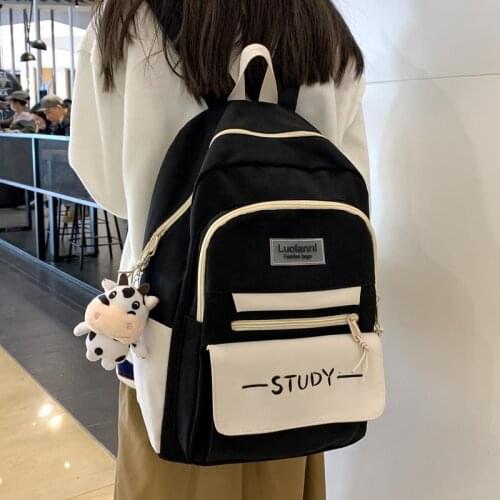 2021 new cute schoolbag female Korean high school junior high school students backpack large capacity original sufeng backpack