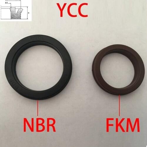 YCC 200*185*10 200x185x10 GP Y-QGP Black NBR Brown Fluorine FKM Rubber Pneumatic Cylinder Piston Rod Groove Ring Gasket Oil Seal