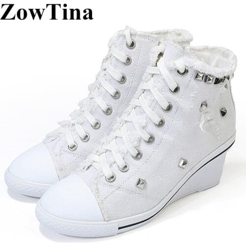 ZowTina Women's Wedge Ankle Boots