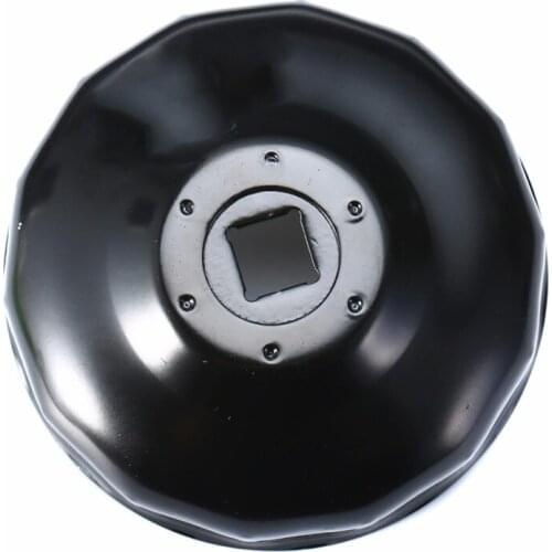 1pc Black Steel 74mm 14 Flute Oil Filter Wrench Cap Housing Tool Socket Removal For BMW Motorcycle K75 K100 R1100 R1150 R1200