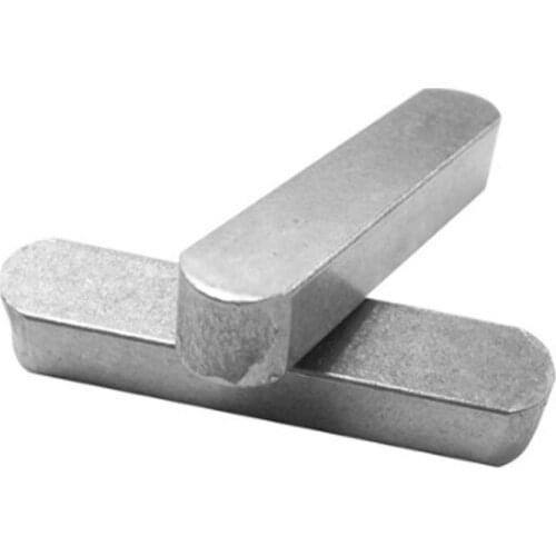 1pcs width 6mm carbon steel flat key A type positioning pin 6mm high 32mm~80mm length