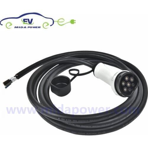 10 meter 32A Single Phase Type 2 EV Charger Cable IEC 62196 Type2 Mennekes Plug EV Charging Lead