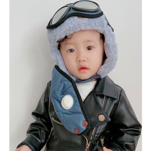 2020 new original design fashion warm hat winter male winter hat female ski kid waterproof headgear hat with glasses cool balacl