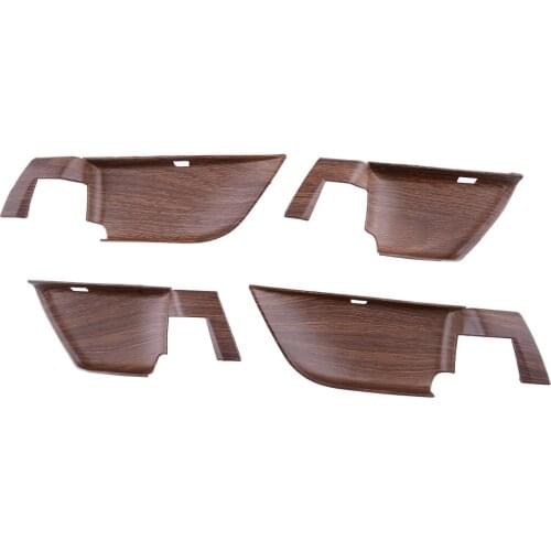 4pcs/Set Peach Wood Grain Car Interior Door Pull Handle Bowl Cover Trim Decor ABS Fit for Honda Accord 10th 2018 2019 2020