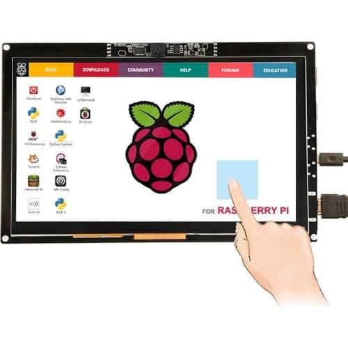 7 inch HDMI Monitor 1024 x 600 Touch Screen Display with 720P Camera for Raspberry Pi/ MacBook Pro./ Windows 10