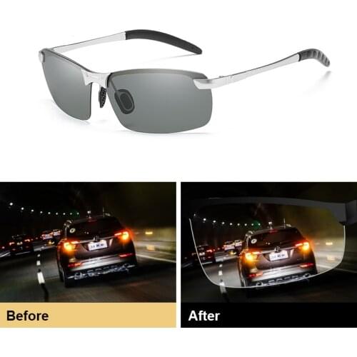 Car Day Night Vision Driver Photochromic Goggles For Mitsubishi Asx Lancer 10 Outlander Pajero Sport Colt Carisma Galant Grandis