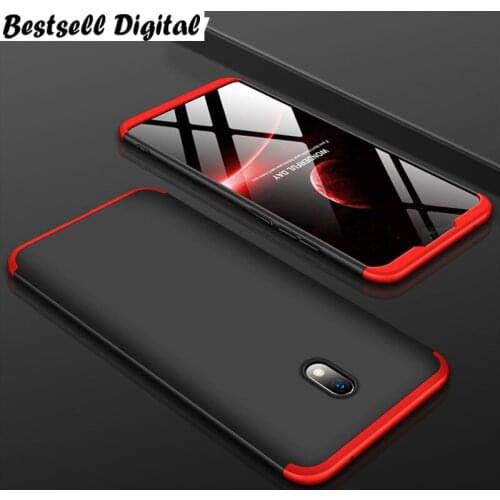 3 in 1 Case For Redmi Note 8 Pro 8 8A 7A 7 Shockproof hard PC Phone back Cover For Xiaomi Mi 9T 9T Pro Mi 9 SE Lite 8 A3