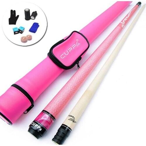 Cuppa Woman Pool Cues Billiard 13mm 11.75mm Tip with Pool Cues Case Set Glove,Protector,Chalks,Tip China 2019