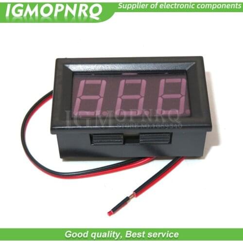 Mini Digital Voltmeter DC 4.5V to 30V Digital Voltmeter Voltage Panel Meter For 6V 12V 24V Electromobile Motorcycle Car 0.56