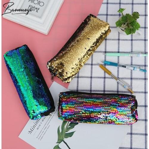 D&NStuClub Pencil Cases With Sequins China