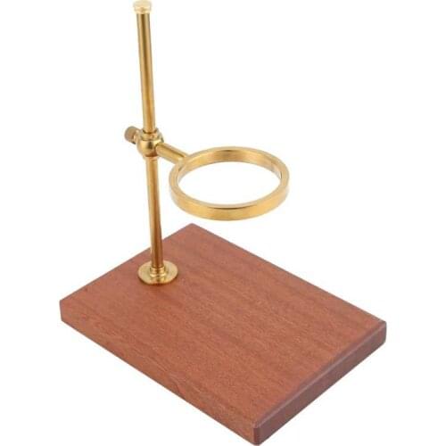 Friendly Coffee Shop Tools Pour Over Coffee Filter Rack Drip Coffee Cup Holder Stand with Wood Base Adjustable Height Coffee