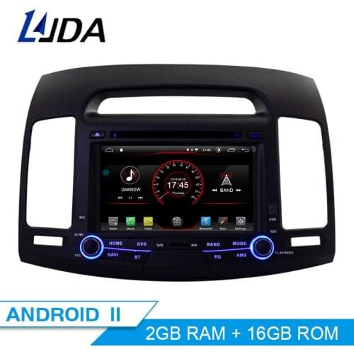 LJDA Android 10.0 Car dvd player for HYUNDAI ELANTRA 2007-2011 2 Din Car Radio gps navigation stereo multimedia WIFI autoaudio