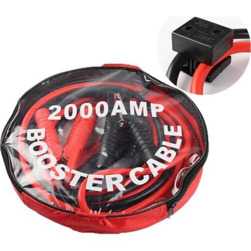 2000A Heavy Duty Car Battery Jump Leads Booster Cables Jumper Copper Wire Automobiles Battery Accessories