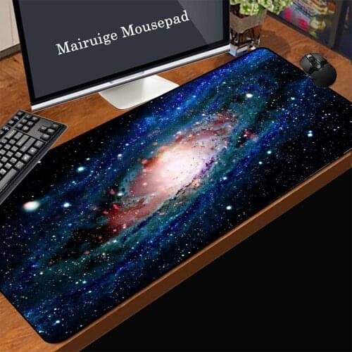 Mairuige Large Gaming Mouse Pad Non-slip Natural Rubber PC Computer Game Player Mouse Pad Desk Pad Lock Edge Gaming Mouse Pad