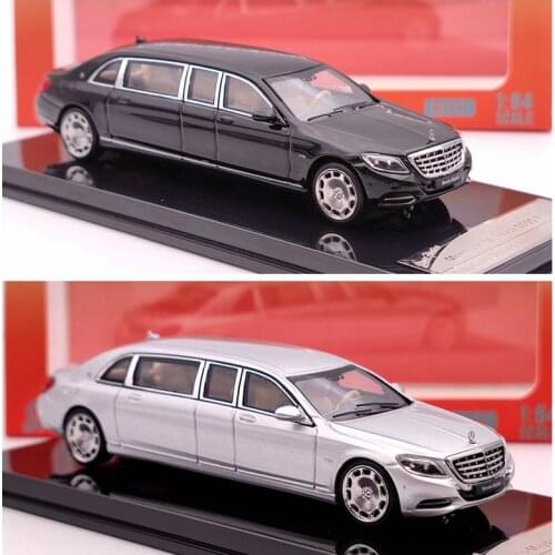 WELLY Diecast 1/64Scale Mercedes-Benz S600 Classic Pullman Coupe Alloy Car Model Collectibles Souvenir Decoration Gift Hot Toys
