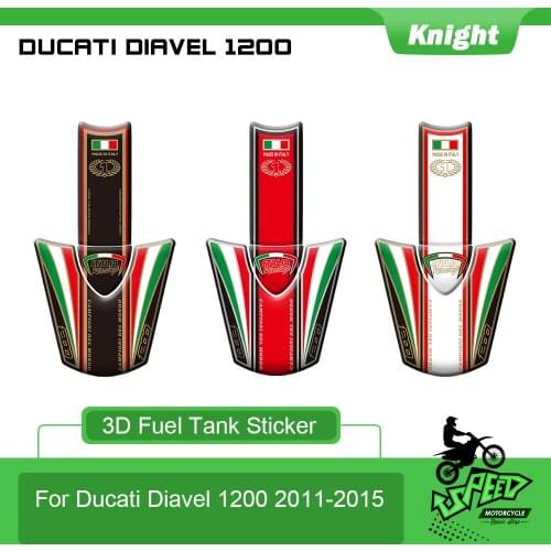 Suitable for Ducati Diavel 1200 2011-2015 decal motorcycle 3D anti-scratch non-slip fuel tank cap pad protection pad sticker