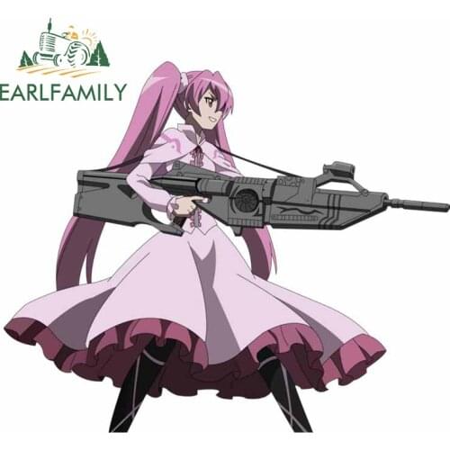 EARLFAMILY 13cm x 10.8cm for Akame Ga KILL Mine DIY Car Stickers Kids Room Tuning Decoration Scratch-proof Window Decal