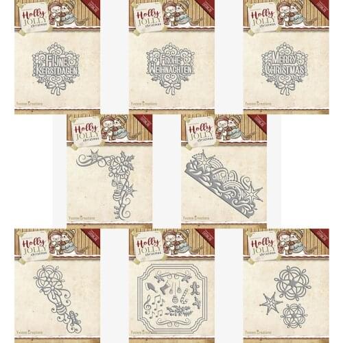 CH 2020 New Arrival Merry Christmas Metal Cutting Dies For Scrapbooking DIY Cards Stencil Paper Craft Handmade Album