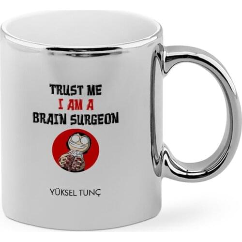 Personalized Professional Neurosurgeon Chrome Mug Cup-1