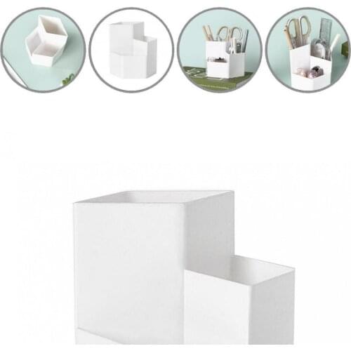 Plastic Storage Student Stationery Pencil Storage Box ABS Storage Case Dustproof for Home