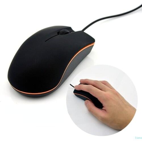 NEW M20 Wired Mouse 1200dpi Computer Office Mouse Matte Black USB Gaming Mice For PC Notebook Laptops Non Slip Wired Gamer Mouse