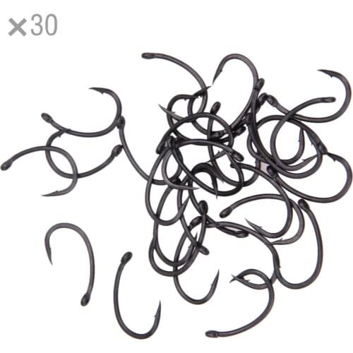 Fishing hooks 30pcs Coating Carp Hook Yn Fishing Tackles Tools for Carp Fishing Accessories Hot Sale EA14