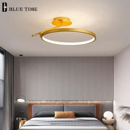 Gold Black LED Chandeliers Home Indoor Lighting For Bedroom Dining Room Living Room Decor Ceiling Chandeliers Lamp Lampara techo