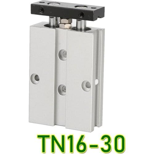 TDA16-30 Bore16mm Stroke 30mm Dual Rod Guide Pneumatic Air Cylinder TN16*30 TN 16*30 TN16-30 tn 16-30 16x30 model