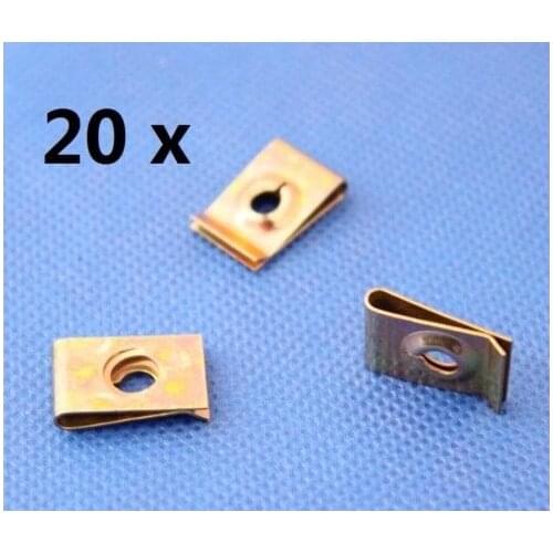 X20 Clips Body Nuts All for BMW Automobiles Motorcycles MINI E24 E30 E36 E46 07129925731