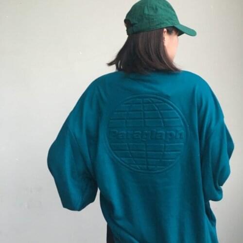 Tops Women New Long Letter Print Hoodie Korean Loose Student Sweatshirt Hoodies Oversized Harajuku Kpop Gothic Streetwear