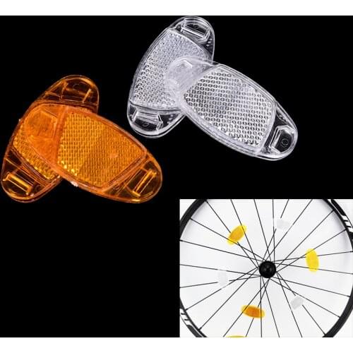 1 Pair Bicycle Spoke Reflector Warning Light Bicycle Wheel Rim Reflective MTB road cycling Spoke lights Bike Bicycle Accessories