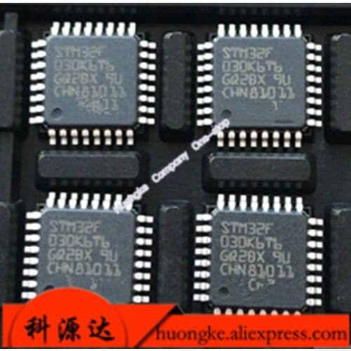 5PCS/LOT STM32F030K6T6 LQFP-32 MCU 32BIT 32KB Microcontroller IN STOCK