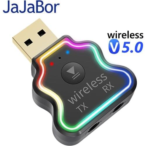 JaJaBor Aux Bluetooth Adapter Dongle Car Kit Handsfree USB Transmitter Receiver Car Adapter For TV PC Laptop Headphone
