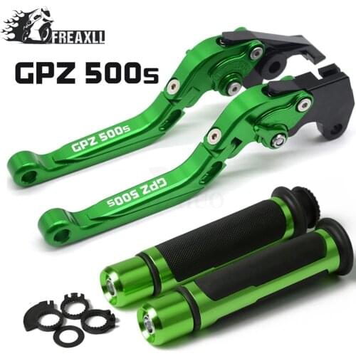 For Kawasaki GPZ500S EX500R NINJA 1990-2009 2004 2005 1991 1992 Motorcycle Accessories Adjustable Folding Brake Clutch Levers