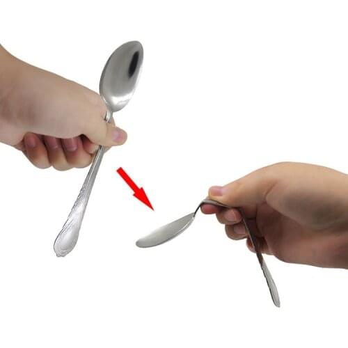 Perfect Bend Magic Tricks Magician Spoon Bending Magia Close Up Street Stage Gimmick Props Comedy Mentalism Accessories