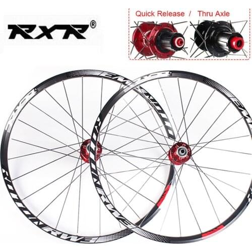 RXR rw3 Wheel set 26" 27.5" 29" Mountain Bike wheelset QR/Thru Axle Disc Brake For 7-11 Speed Shimano SRAM Cassette Bicycle part