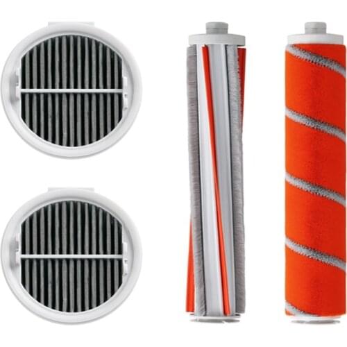 Handheld Vacuum Cleaner Pack HEPA Filter Roller brush Soft Fluff Carbon fiber for Xiaomi Mijia ROIDMI F8 Spare Parts Replacement