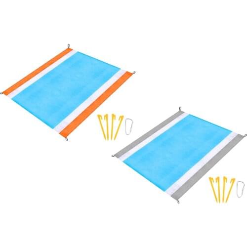 Beach Blanket Outdoor Mat Compact Water Proof Pocket Picnic Sheet for Travel