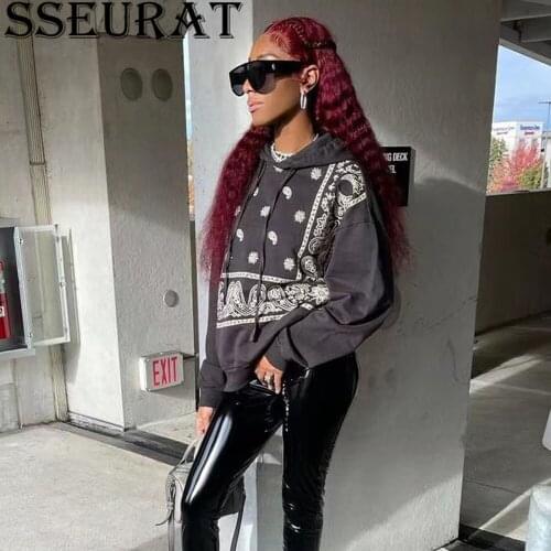 SSEURAT Hooded Sweatshirts For Women