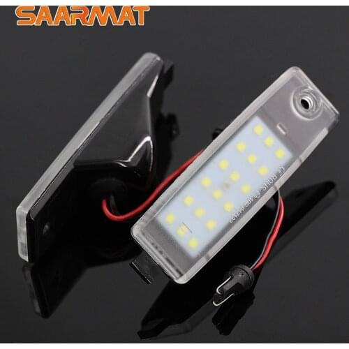 2Pcs LED Number License Plate Light Lamp For LEXUS XU10 RX RX300 1999-2003 TOYOTA Hiace S.B.V/ Highlander/ RAV4 Scion XB