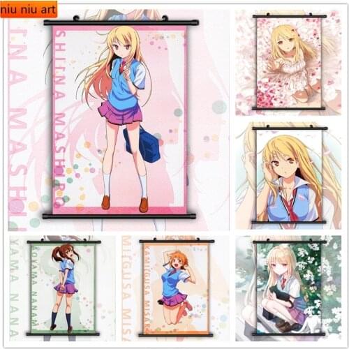 Japanese Anime The Pet Girl of Sakurasou Shiina Mashiro Aoyama Nanami Canvas Painting Prints Living Home Decoration