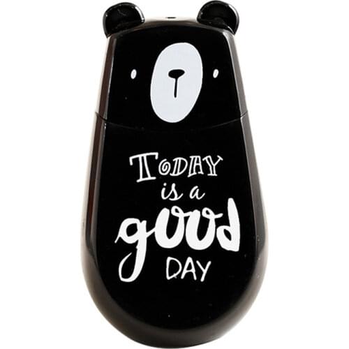 1Pc 5mm*6m Cartoon Bear Correction Tape Cute Mini White Out Corrector, Student Scrapbooking Correction Tape Stationery Supplies