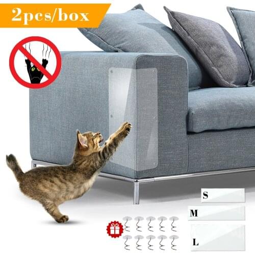 2pcs/lot Cat Scraper Durable Sticker Tape Cat Tree Scratching Post Furniture Couch Sofa Protector Anti Cat Scratcher Paw Pads