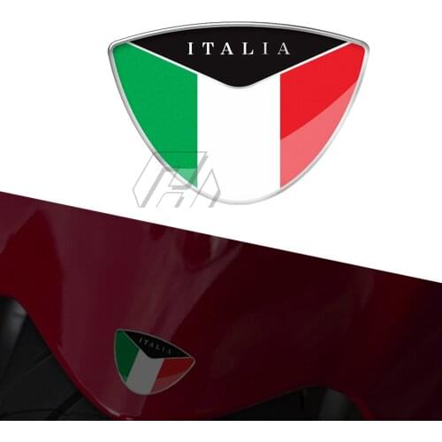 3D Motorcycle Tank Decal Italy Flag Sticker Case for Ducati Monster Aprilia Vespa Sprint GTS GTV LX etc