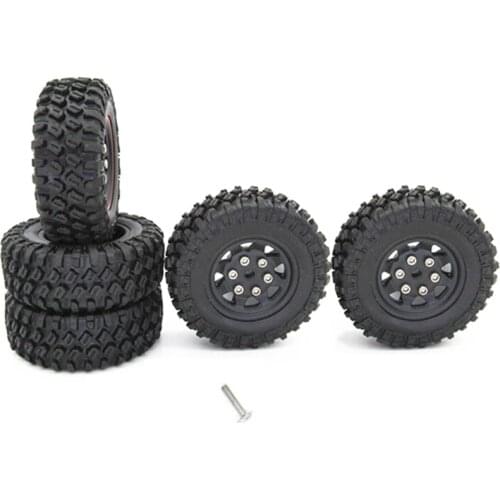 5Pcs Rubber Spare Tires Tyre Wheel Upgrade Accessories for XIAOMI XMYKC01CM JIMNY 1/16 RC Crawler Car Parts