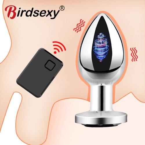 Anal Plug Vibrators For Men Prostate Massager Masturbators Women Vagina Stimulator Dildos Remote Control Male Anus Butt Sex Toys