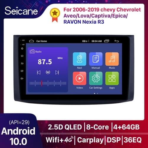 Seicane Android 8.1 Car GPS Radio Multimedia Player for 2006-2019 chevy Chevrolet Aveo/Lova/Captiva/Epica/RAVON Nexia R3/Gentra