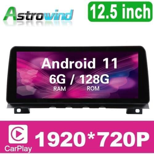 12.5 inch 128G ROM 8 Core Android 11 Car Radio GPS Navigation System Stereo Audio forBMW 7 Series F01 F02 (2009-2015) NBT CIC