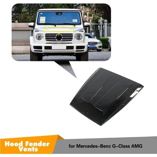 For G Class W464 Engine Hood Bonnet Scoop G wagon Carbon Fiber Cover For Mercedes New G class G350D G500 G55 G63 Amg 2019