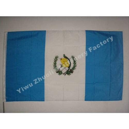 Guatemala Flag 150X90cm (3x5FT) 115g 100D Polyester Double Stitched High Quality Free Shipping